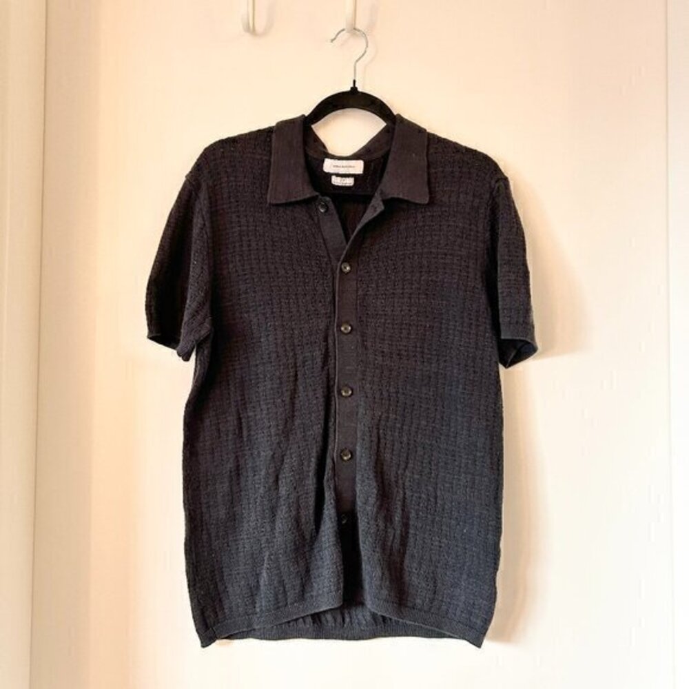 Urban Outfitters Short Sleeve Knit Button Up Cardigan Sweater Size S